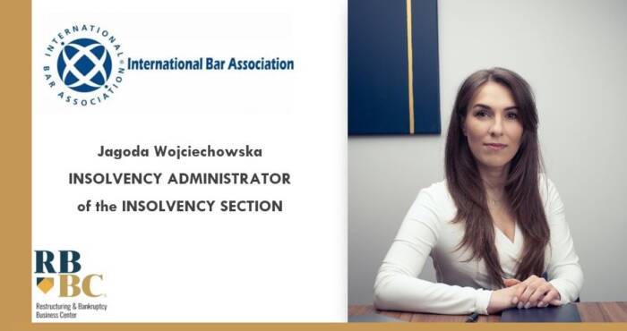 Jagoda Wojciechowska jako członek International Bar Association