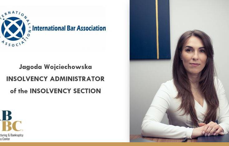 Jagoda Wojciechowska jako członek International Bar Association