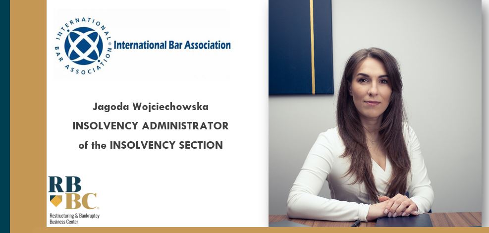 Jagoda Wojciechowska jako członek International Bar Association